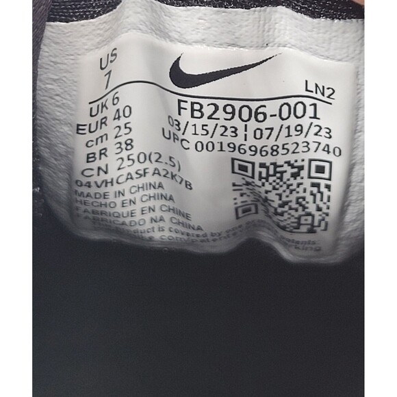 New Nike Force Zoom Trout 9 Elite Mens Size 7 Baseball Cleats Black FB2906-001 - Picture 7 of 7